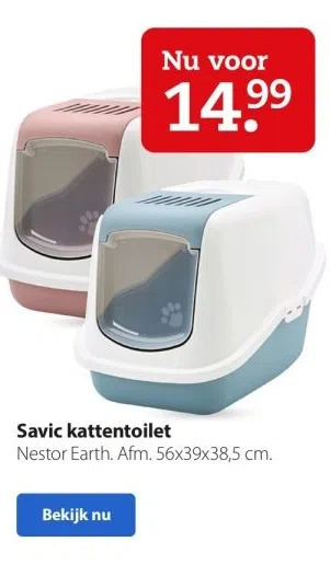 Boerenbond Savic kattentoilet aanbieding