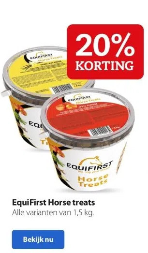 Boerenbond Equifirst horse treats aanbieding