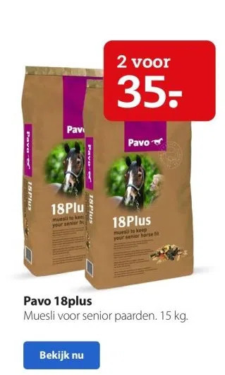 Boerenbond Pavo 18plus aanbieding