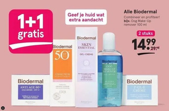 Etos Alle biodermal combineer en profiteer! bijv. oog make-up remover 100 ml aanbieding