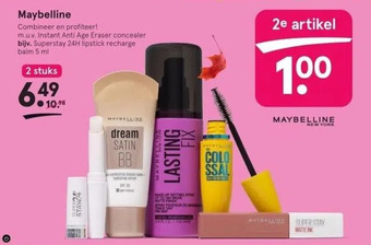 Etos Maybelline aanbieding