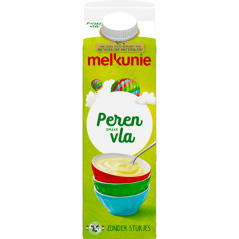 Dekamarkt Melkunie vla peren aanbieding