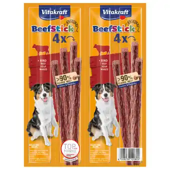 Dekamarkt Vitakraft hondensnacks beefsticks original rund aanbieding