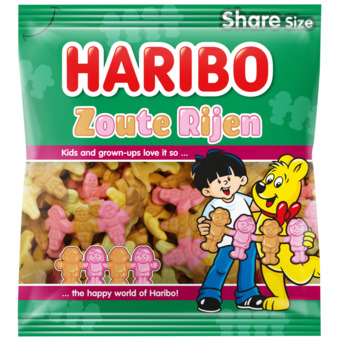 Dekamarkt Haribo zoute rijen aanbieding