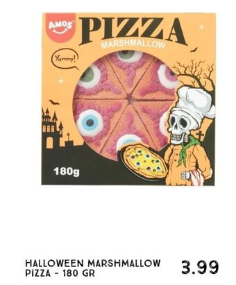 Xenos HALLOWEEN MARSHMALLOW PIZZA 180 GR aanbieding