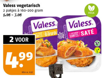 Poiesz Valess vegetarisch 160-200 gram aanbieding
