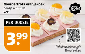 Poiesz Noordertrots oranjekoek 6 stuks aanbieding