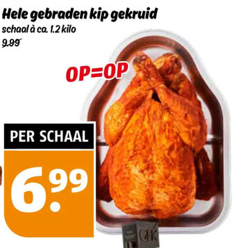 Poiesz Hele gebraden kip gekruid 1.2 kilo aanbieding