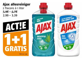 Poiesz Ajax allesreiniger 1 liter aanbieding