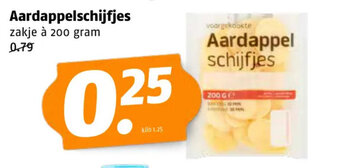 Poiesz Aardappelschijfjes 200 gram aanbieding