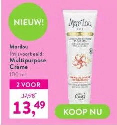 Holland & Barrett Marilou prijsvoorbeeld: multipurpose aanbieding