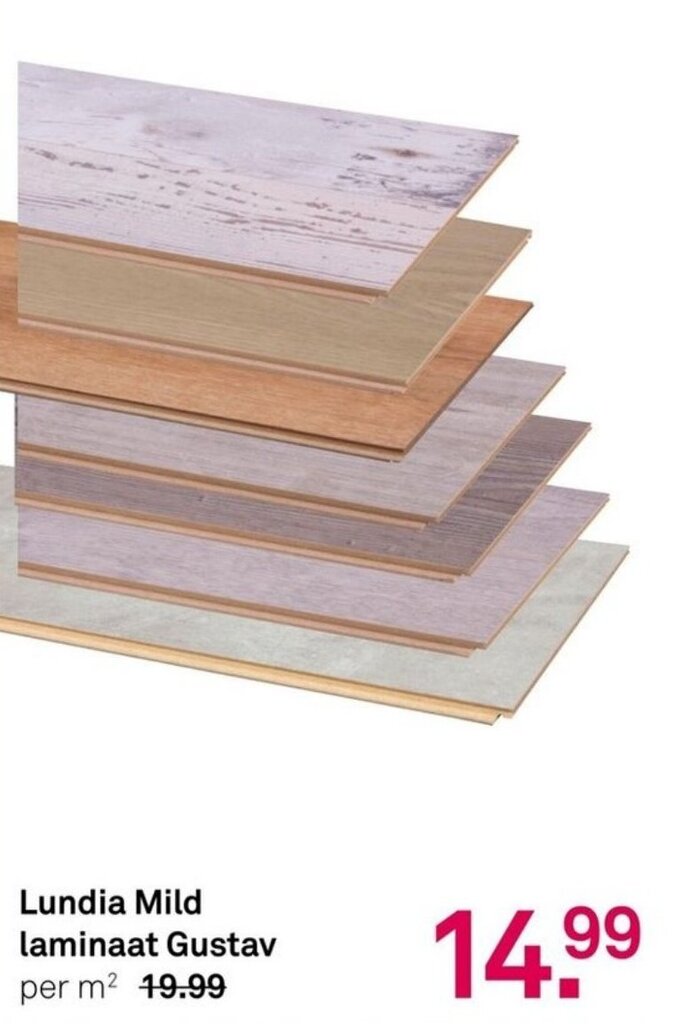 Lundia Mild laminaat Gustav aanbieding bij Karwei