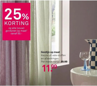 Karwei Gordijn op maat aanbieding