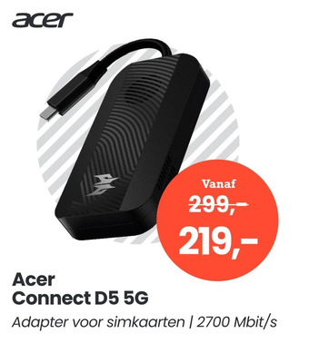 Paradigit Acer connect d5 5g aanbieding