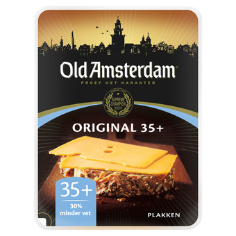 Jumbo Old amsterdam kaas 35+ plakken 140g aanbieding