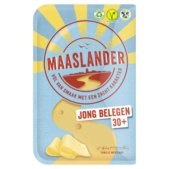 Jumbo Maaslander kaas jong belegen 30+ plakken aanbieding