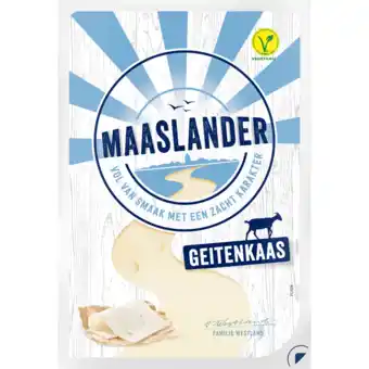 Jumbo Maaslander geitenkaas 50+ plakken 140g aanbieding