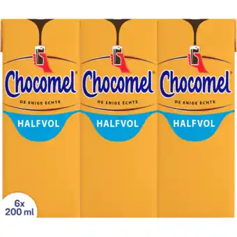 Jumbo Chocomel halfvol 6 x 200ml aanbieding