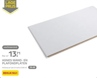 Praxis Agnes wand- en plafondplaten aanbieding