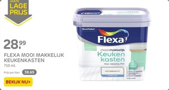 Praxis Flexa mooi makkelijk keukenkasten aanbieding