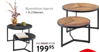Profijt Meubel Bijzettafelset Agerola In 2 kleuren aanbieding