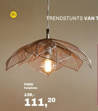 Trendhopper Piere hanglamp aanbieding