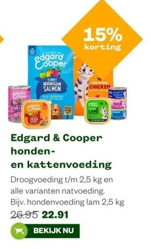 Welkoop Edgard & cooper honden aanbieding
