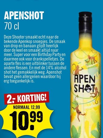 Dirck 3 APENSHOT 70 cl aanbieding