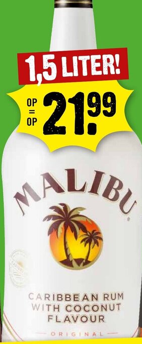 Dirck 3 MALIBU 1,5 LITER aanbieding
