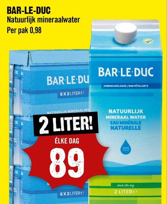 Dirck 3 BAR-LE-DUC Natuurlijk mineraalwater aanbieding