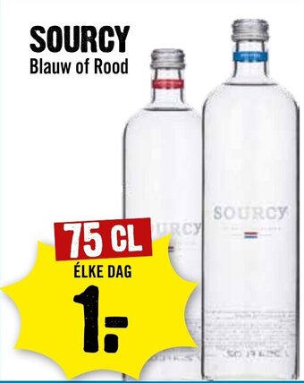 Dirck 3 SOURCY Blauw of Rood  75 CL aanbieding