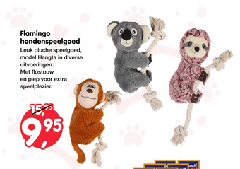 Jumper Flamingo hondenspeelgoed aanbieding