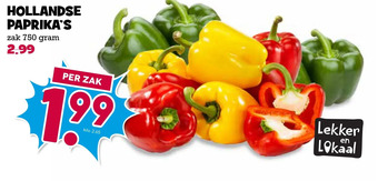 Boon`s Markt Hollandse paprika's aanbieding
