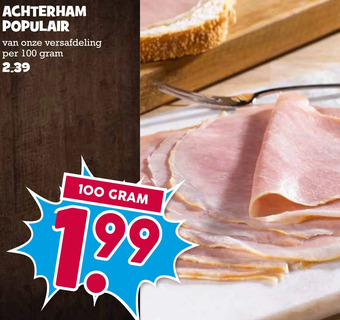 Boon`s Markt Achterham populair aanbieding