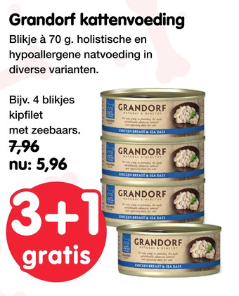 Jumper Grandorf kattenvoeding aanbieding
