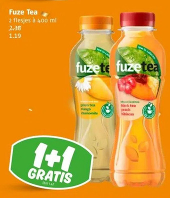 Poiesz Fuze tea aanbieding