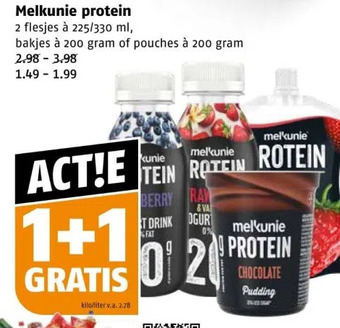 Poiesz Melkunie protein aanbieding