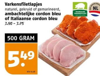 Poiesz Varkensfiletlapjes aanbieding