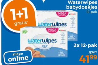 Trekpleister Waterwipes babydoekjes aanbieding