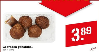 Coop Gebraden gehaktbal aanbieding