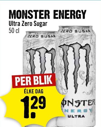 Dirck 3 MONSTER ENERGY Ultra Zero Sugar 50 cl aanbieding