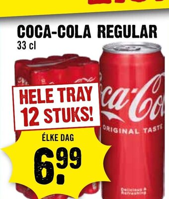Dirck 3 COCA-COLA REGULAR 33 cl aanbieding