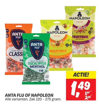Dekamarkt Anta flu of napoleon aanbieding