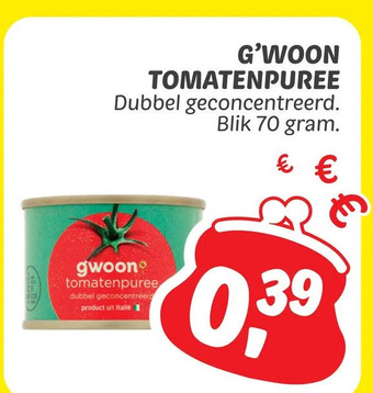 Dekamarkt G'woon tomatenpuree aanbieding