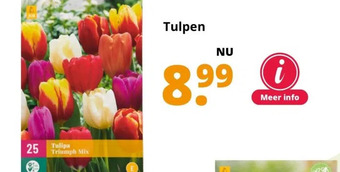 GroenRijk Tulpen aanbieding