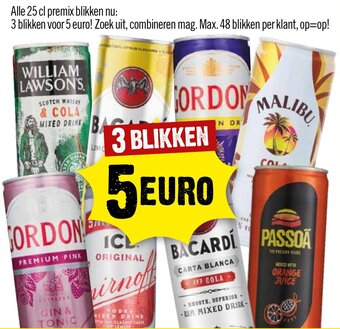 Dirck 3 Alle 25 cl premix blikken aanbieding