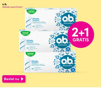 DA o.b. Gehele assortiment aanbieding