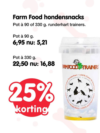 Jumper Farm food hondensnacks aanbieding