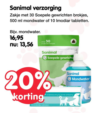 Jumper Sanimal verzorging aanbieding