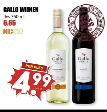 MCD Supermarkt Gallo wijnen aanbieding